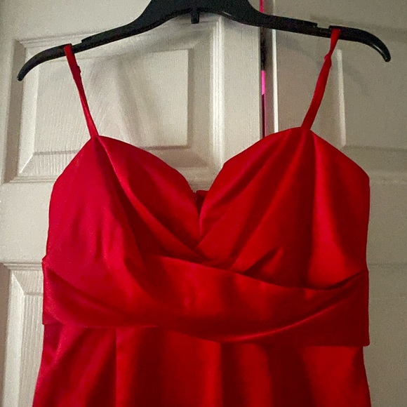 Vintage Red Cocktail Dress - Picture 1 of 4
